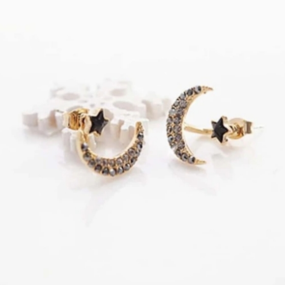 *Mercy* Stars and Moon Earrings - Picture 2 of 2